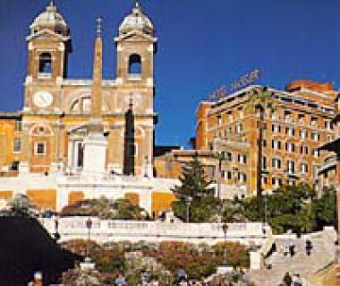 Italský hotel Hassler Roma nad Španělskými schody